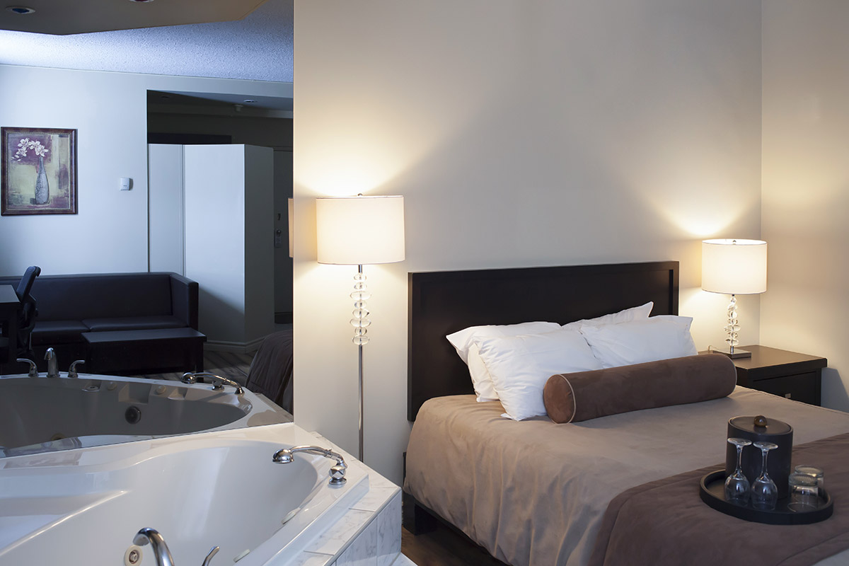 Chambres avec bain tourbillon du Sélectôtel